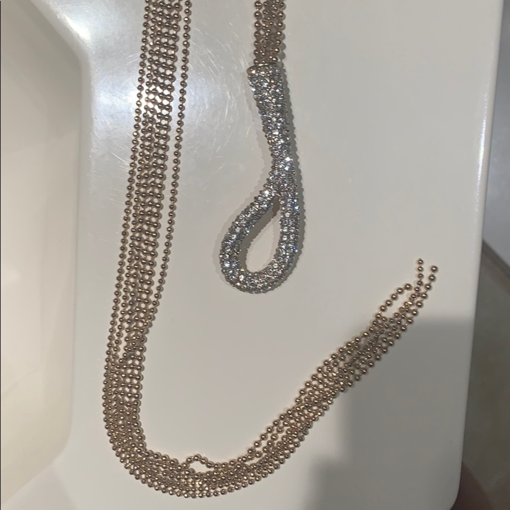 Gold Statement Necklace - image 3